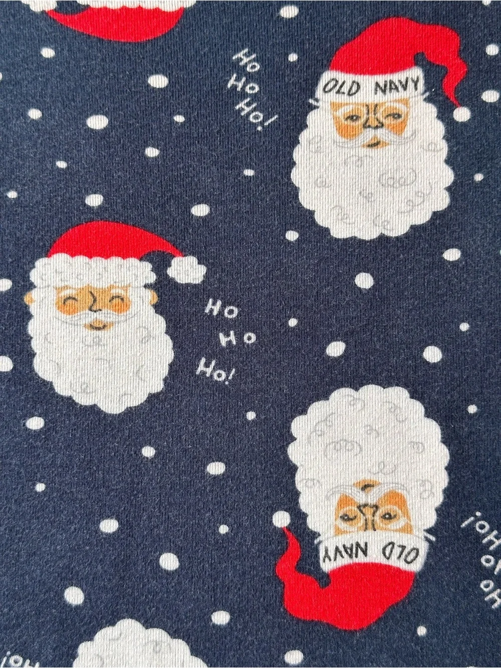 Old Navy Unisex Santa Claus Printed Snug-Fit Pajama Set size 8